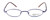 Calabria MetalFlex Designer Eyeglasses 1003 in Purple :: Custom Left & Right Lens