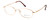 Calabria MetalFlex Designer Eyeglasses LL in Gold :: Rx Bi-Focal