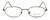 Calabria MetalFlex Designer Eyeglasses P in Gold & Amber :: Rx Bi-Focal