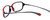 Bollé Neuilly Designer Eyeglasses in Opaque Red w/ Dark Gun :: Rx Single Vision