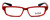 Bollé Volnay Designer Eyeglasses in Matte Red & Black :: Rx Single Vision