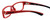 Bollé Volnay Designer Eyeglasses in Matte Red & Black :: Rx Single Vision