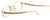 Judith Leiber Womens Designer Eyeglasses JL1635-06 in Gold :: Rx Single Vision