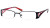 Dale Earnhardt, Jr. 6711 Designer Reading Glasses in Black-Red