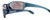 Harley-Davidson Designer Sunglasses HDS619 in Transparent Blue Frame & Brown/Blue Mirror Lens