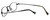 Lucky Brand Designer Reading Glasses Miles in Matte-Black