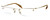 Alexander McQueen Designer Eyeglasses 4088 in Gold :: Custom Left & Right Lens