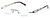 Totally Rimless Designer Eyeglasses NR149-CHC in Chocolate :: Custom Left & Right Lens
