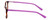 Calabria Viv 848 Designer Eyeglasses in Demi-Purple :: Rx Single Vision