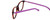 Calabria Viv 848 Designer Eyeglasses in Demi-Purple :: Rx Single Vision