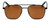 Harley-Davidson Official Designer Sunglasses HD2012-02G in Matte-Black Frame with Amber-Mirror Lens