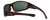 Harley-Davidson Official Designer Sunglasses HD0108V-48E in Brown Frame with Green Lens