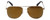 Kenneth Cole Designer Sunglasses KC7153-32G in Gold Frame with Brown Lens