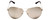 Guess 'G-By-Guess'  Designer Sunglasses Series GGU1107 in Gold Frame with Silver Mirror Lens