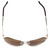 Guess 'G-By-Guess'  Designer Sunglasses Series GGU1107 in Gold Frame with Silver Mirror Lens