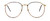 Fashion Optical Designer Eyeglasses E788 in Gold Amber 51mm :: Progressive