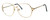 Fashion Optical Designer Eyeglasses E1013 in Gold Pink 57mm :: Rx Bi-Focal