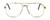 Fashion Optical Designer Reading Glasses Michael in Gold 48mm