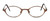 Regency International Designer Reading Glasses Mill 001 in Matte Brown 46mm