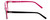 Kenneth Cole Reaction Designer Eyeglasses KC0764-001 in Black-Pink :: Custom Left & Right Lens
