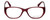 Giorgio Armani Designer Eyeglasses AR7016H-5157 53mm in Cherry Fabric :: Custom Left & Right Lens