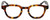 Calabria Elite Designer Eyeglasses CE110 in Matte Tortoise & Black :: Custom Left & Right Lens