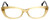 Calabria Elite Designer Eyeglasses CEBH126 in Tan Horn & Black :: Rx Single Vision