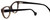 Calabria Elite Designer Reading Glasses CEBH123 in Grey & Brown Horn