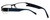 Argyleculture Designer Eyeglasses Miller in Black :: Progressive