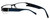Argyleculture Designer Eyeglasses Miller in Black :: Rx Bi-Focal