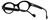 FACE Stockholm Dusk 1347-9501 Designer Eyeglasses in Black :: Custom Left & Right Lens