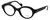 FACE Stockholm Dusk 1347-9501 Designer Eyeglasses in Black :: Progressive