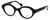 FACE Stockholm Dusk 1347-9501 Designer Eyeglasses in Black :: Rx Bi-Focal