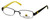 Body Glove Designer Eyeglasses BB119 in Black & Yellow KIDS SIZE :: Custom Left & Right Lens