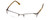 Alexander Mqueen AMQ4087 Designer Eyeglasses in Gold :: Progressive
