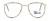 Regency International Designer Eyeglasses Dover in Gold Grey 55mm :: Rx Single Vision