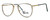Regency International Designer Eyeglasses Dover in Gold Grey 55mm :: Rx Single Vision