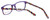 Calabria Viv Designer Eyeglasses 144 in Purple :: Custom Left & Right Lens