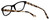 Calabria Viv Designer Eyeglasses 867 in Matte-Black-Demi :: Custom Left & Right Lens