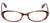 Paul Smith Designer Eyeglasses PS278-SYGA in Brown Stripe Burgundy 51mm :: Rx Single Vision