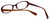 Paul Smith Designer Eyeglasses PS278-SYGA in Brown Stripe Burgundy 51mm :: Rx Single Vision