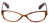 Paul Smith Designer Eyeglasses PS297-SYGA in Brown Stripe Burgundy 52mm :: Rx Single Vision