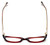 Oliver Peoples Designer Eyeglasses Marcela SI in Burgundy 51mm :: Custom Left & Right Lens