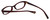Oliver Peoples Designer Eyeglasses Marceau SI in Burgundy 51mm :: Rx Single Vision