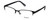 Esquire Designer Eyeglasses EQ1521 in Satin-Black 53mm :: Custom Left & Right Lens