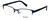 Esquire Designer Eyeglasses EQ1521 in Satin-Navy 53mm :: Custom Left & Right Lens