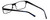 Esquire Designer Eyeglasses EQ8651 in Black 54mm :: Custom Left & Right Lens