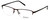 Esquire .5-Rimless Stainless Steel Eyeglasses EQ1520 Brown 54mm Rx Single Vision