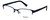 Esquire Designer Eyeglasses EQ1521 in Satin-Navy 53mm :: Rx Single Vision