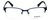 Esquire Designer Eyeglasses EQ1521 in Satin-Navy 53mm :: Rx Single Vision